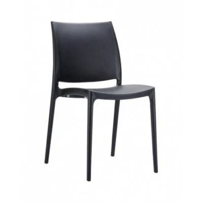 Cafe Chair Maya Poly Stackable Chairs Indoor Outdoor Seats Hotel