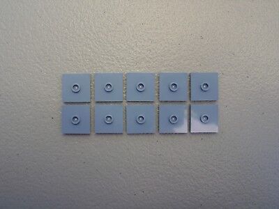 LEGO NEW Dark Tan Plate Modified 2x2 w// 1 Stud in Center Lot x8 Tile City 87580