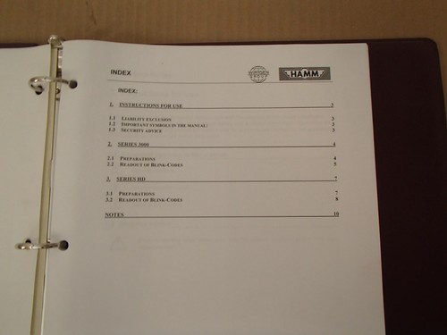 HAMM Readout of DEUTZ Diesel Blink Codes Manual with EMR3 , issued 2009 - Picture 2 of 7