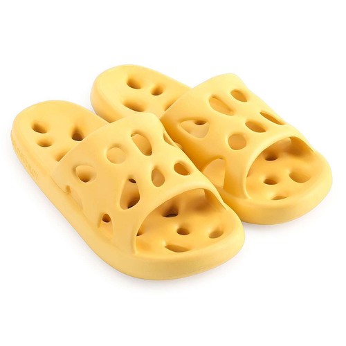 Shower Sandal Slippers with Hole Quick Drying Bathroom Gym Soft Sole shoe Unisex - Picture 16 of 17