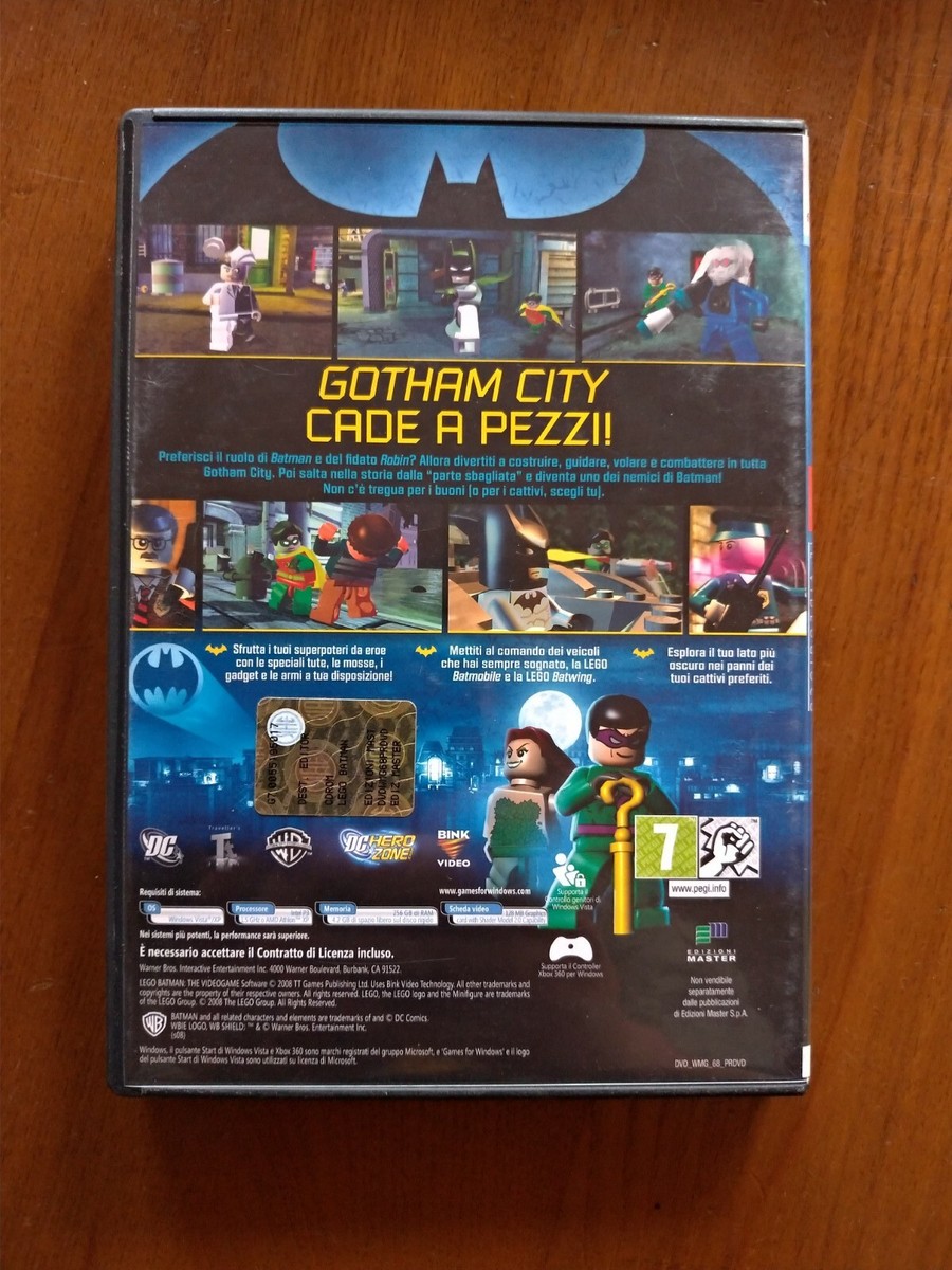 Lego Batman PC Windows DC Joker Catwoman Riddler Pinguino Gotham