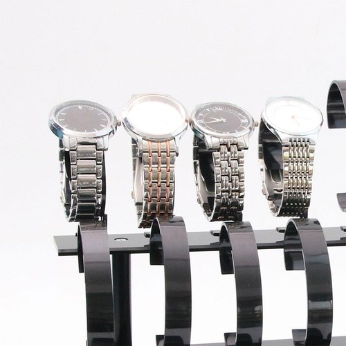Hellery 24 Acrylic Rack Watch Display Wrist Watch Holder Jewelry Bracelet - Picture 4 of 7