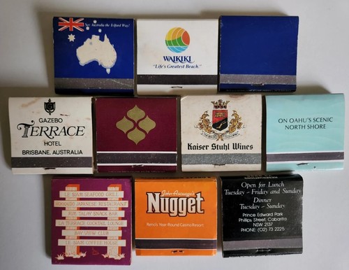 Collectable Match Books 10pcs - Picture 2 of 8