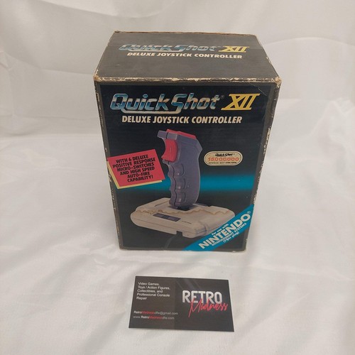 Quick Shot XII Deluxe Joystick Controller with Box for Nintendo NES Tested - Picture 5 of 10
