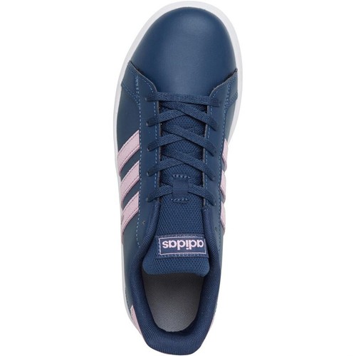 Adidas Damen Sneakers Grand Court blau/rosa Glitzer Gr. 39 1/3 Top Zustand - Bild 3 von 15