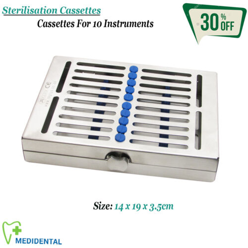 Instruments Chirurgicaux Gamme De Stérilisation Cassette Bac Support Entièrement - Bild 4 von 11