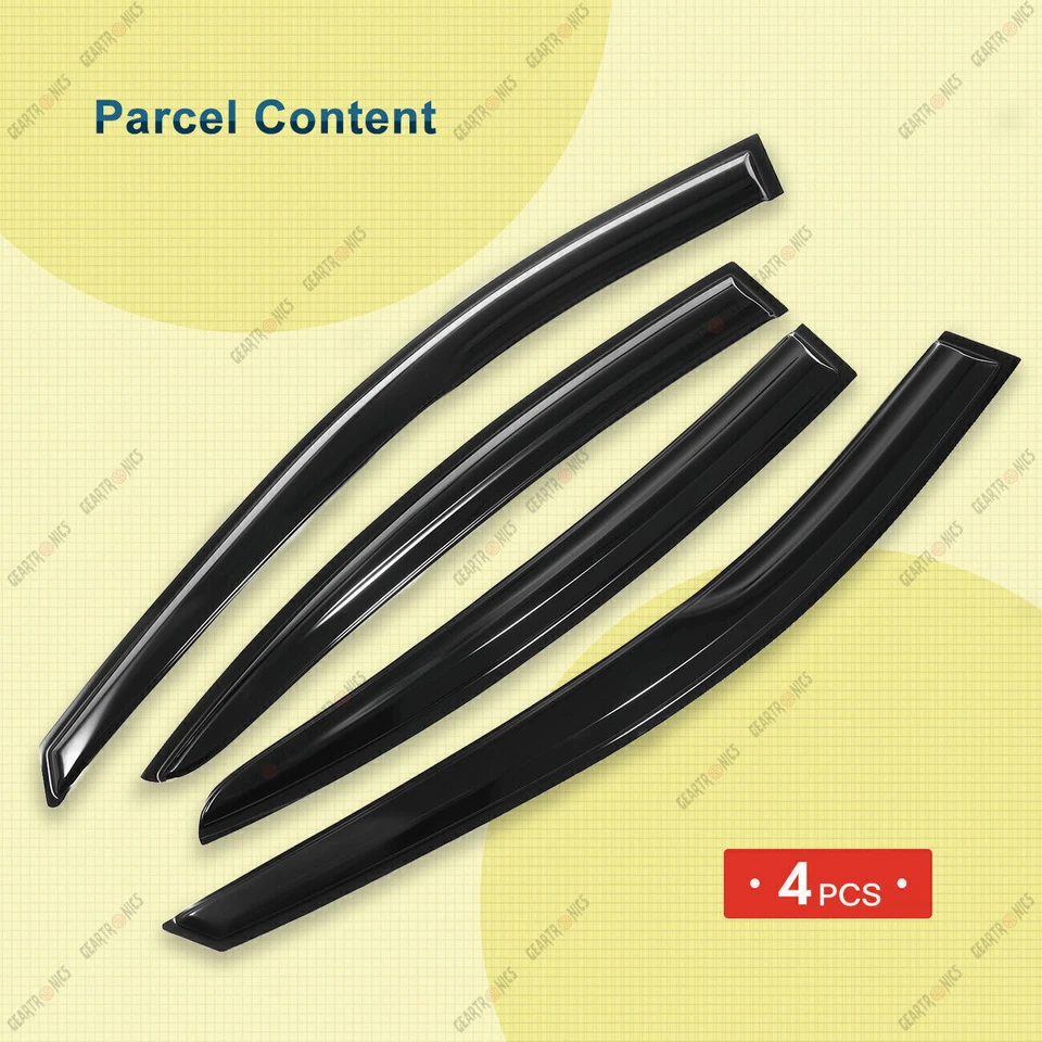 Para Chevy Cruze 2011-2015 Ventanas Protectores de Lluvia Visera Deflectores de Viento Sombras Foto 2 de 4