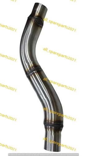 Silencer BEND PIPE Better Sound Steel Fit For Royal Enfield New Himalayan 450 - Picture 4 of 9