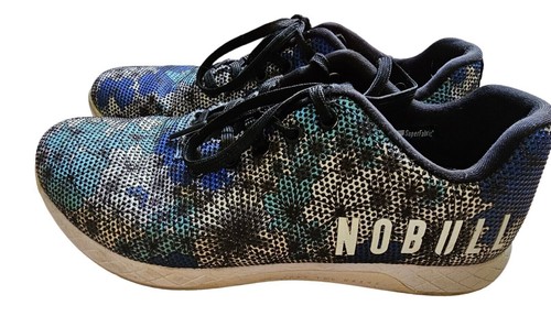 Scarpe da ginnastica Nobull Midnight Floral Trainer uomo taglia 9,5 donna taglia 11 blu nero - Foto 19 di 24