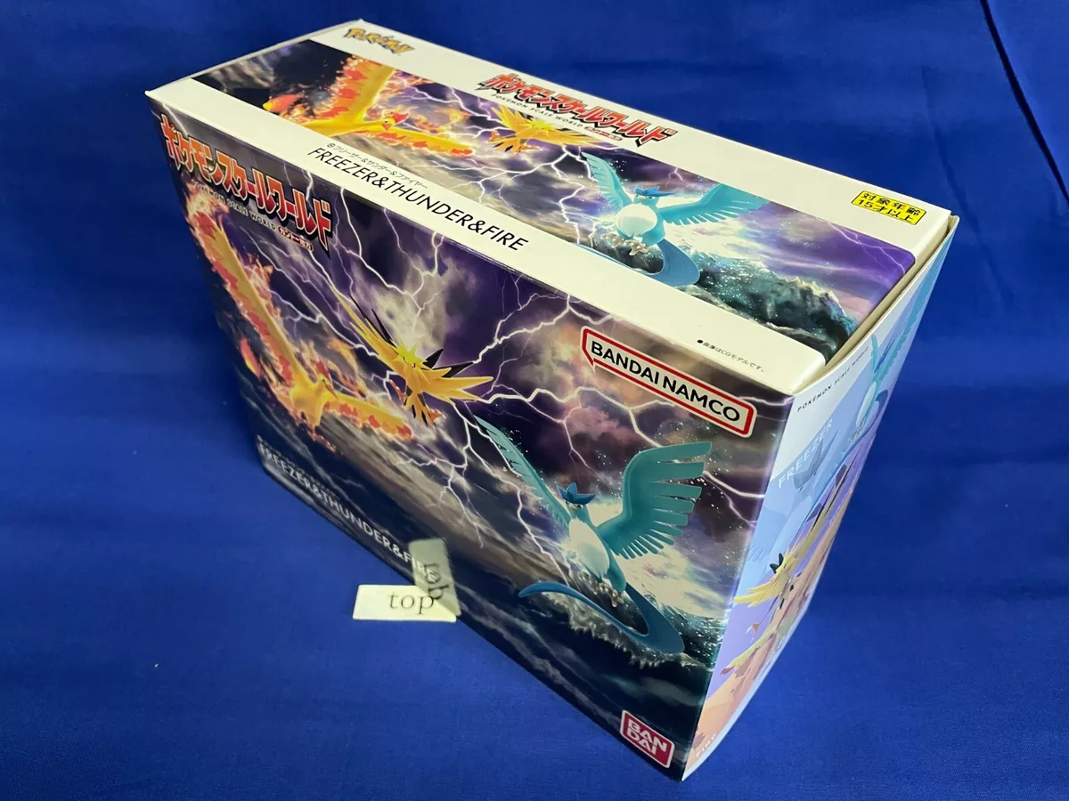 BANDAI POKEMON SCALE WORLD Kanto edition Articuno Zapdos Moltres 1/20  Figure