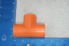 Spears 3/4" Tee Socket CPVC Sprinkler Fitting SCH 40 - 4201-007 Orange