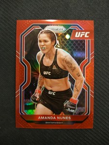2021 Prizm UFC Amanda Nunes Red Prizm #273/275 DOUBLE CHAMP LIONESS | eBay
