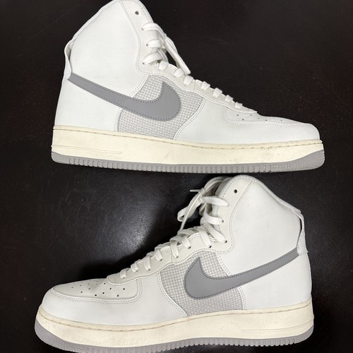 Size 13 - Nike Air Force 1 '07 LV8 High Sail Medium Grey - Picture 2 of 7