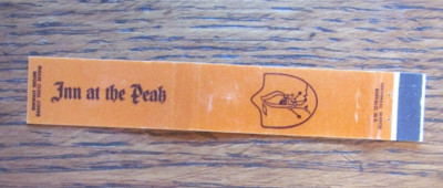 10 STRIKE MATCHBOOK COVER: INN AT THE PEAK SKI RESORT CLYMER, NY MATCHCOVER -D28