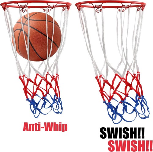 2 Pack 8 Loop Mini Basketball Net Replacement,Heavy-Duty Nylon Little Tikes Smal - Picture 5 of 6