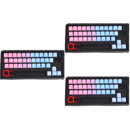 3 PCS PBT-Tastenkappe Einzigartige Tastaturkappen Tastaturschutz - Bild 2 von 12