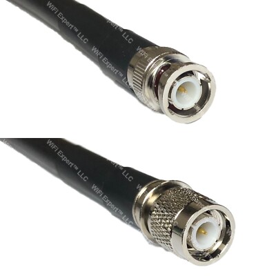 RFC400 BNC MALE to TNC MALE Coaxial RF Cable USA-Ship Lot