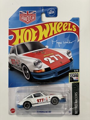Hot Wheels '71 Porsche 911 Retro Racers, Sammlerstück! (Neu und