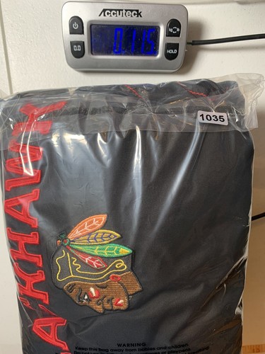 CHICAGO BLACKHAWKS NHL JACKE HERREN MEDIUM WINDBREAKER SCHWARZ ROT 1/4 REISSVERSCHLUSS PULLOVER - Bild 12 von 12