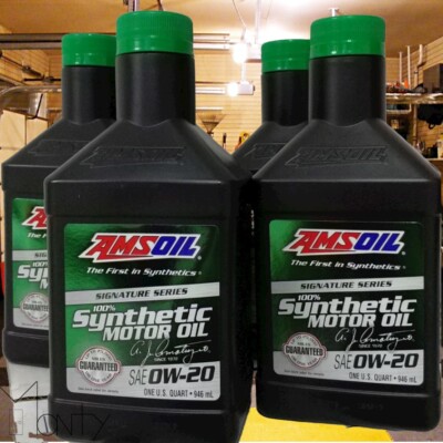 AMSOIL Synthetic Motor Oil 0w-20 (1 Case) 12 Quarts