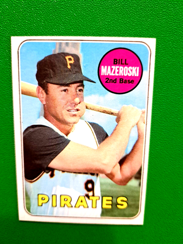 1969 Topps Bill Mazeroski #335 Pittsburgh Pirates