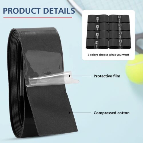 Tennis Racket Grip Tape,Precut Tennis Grip Tape,Badminton Overgrips Anti Slip - Picture 3 of 7