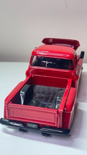 JADA BIGTIME KUSTOMS BTK 1955 CHEVY STEPSIDE PICKUP TRUCK RED 1:24 DIECAST - Picture 5 of 11