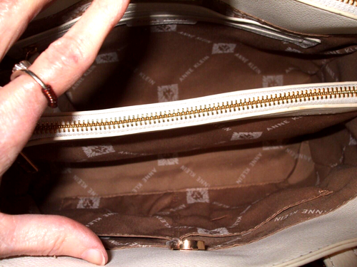 ANNE KLEIN SATCHEL OR TOTE, REMI-A, BLACK AND WHITE, INC SCARF, COINPURSE, NWT - Picture 16 of 18