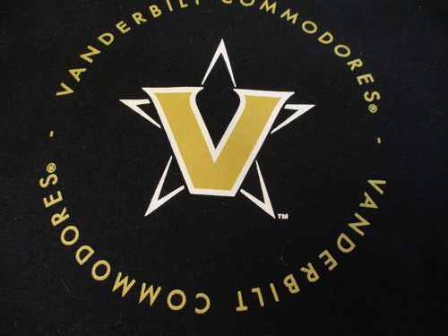Nike Pullover Hoodie Youth Large Black Gold Vanderbilt Commodores Swoosh Fleece - Picture 2 of 12