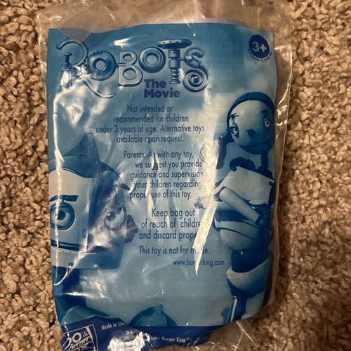 Robots The Movie piper pinwheeler Burger King Toy 2005 W/metal Card in package - Picture 4 of 4