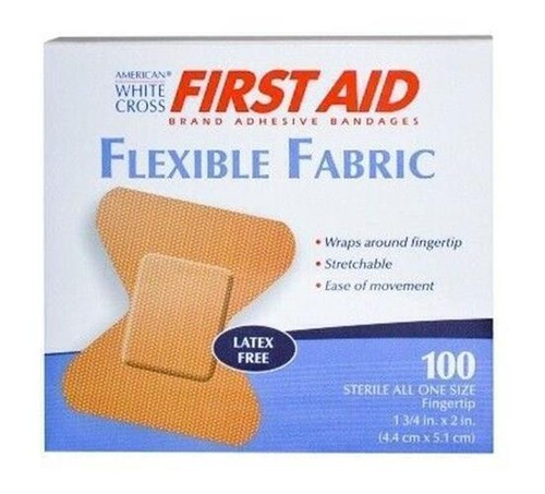 Vendaje adhesivo de tela flexible con vendaje de dedo pequeño 1 3/4"" x 2"" 400 piezas