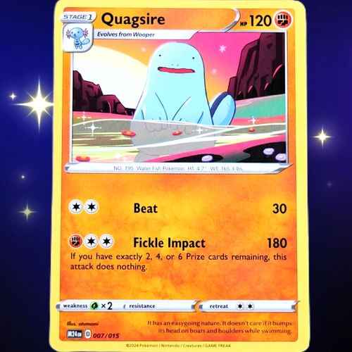 Quagsire - Promo Card - Pokemon TCG McDonald's 2024 Promo #007/015