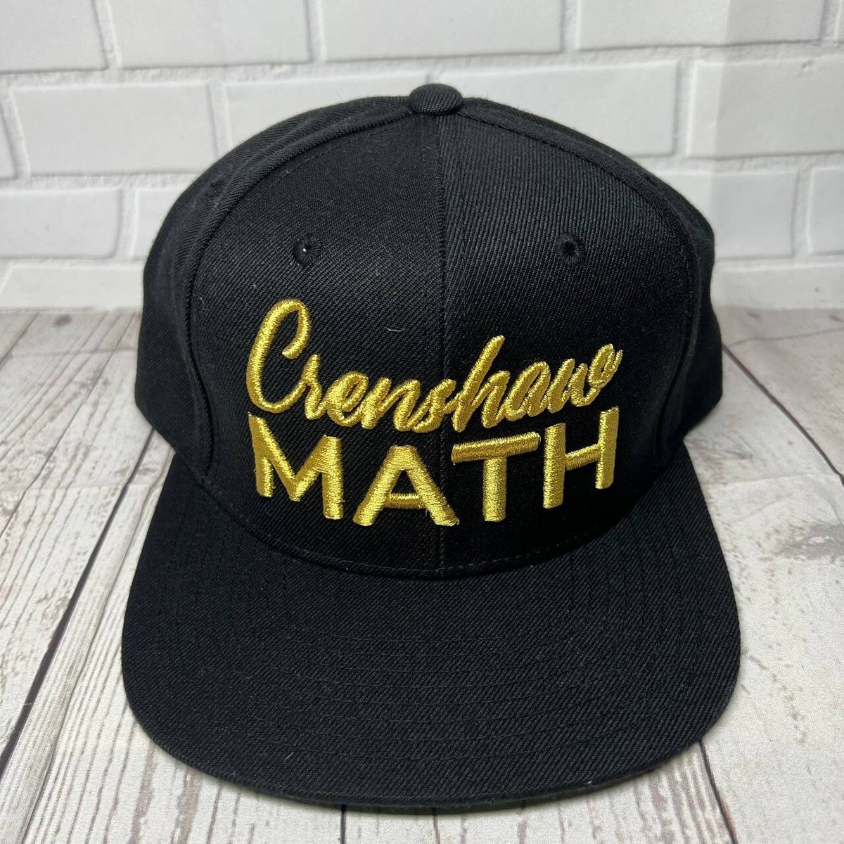 Crenshaw Math Los Angeles Yupoong Hat Snapback Cap Black Men