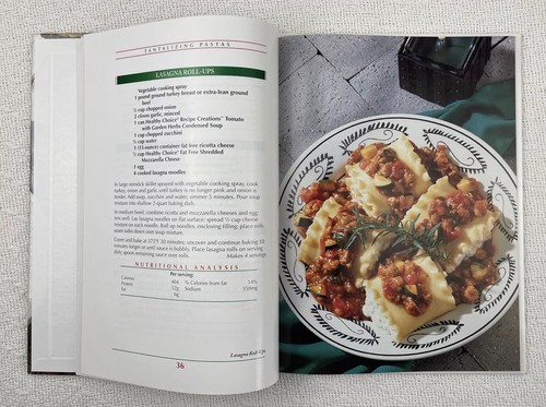 Healthy Choice Condensed Soup Recipe Creations Vintage Hardcover Cookbook 1997 - Picture 9 of 11