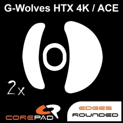 Corepad Skatez G-Wolves HTX 4K ACE Mausfüße Mausgleiter Hyperglide PTFE Teflon