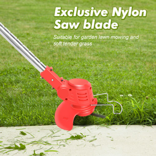 Cordless Weed Electric Brush Cutter Lawn Edger Grass String Trimmer Battery US - Picture 34 of 42