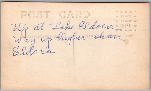 Postcard RPPC Lake Eldora Colorado? View of Building - Picture 2 of 2