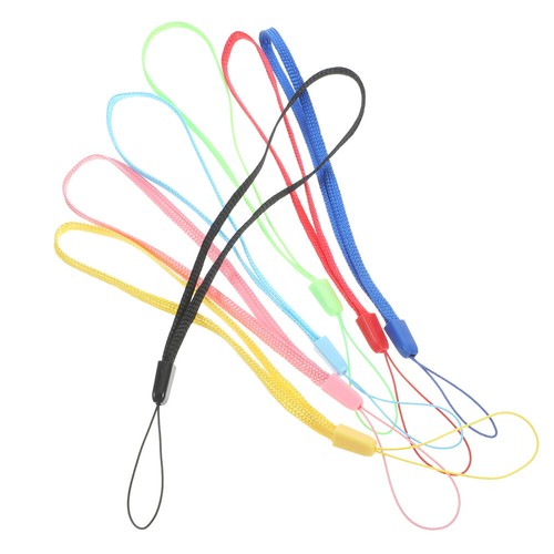 50 Pcs Hand Wrist Lanyard Mobile Phone Cord Miss Colorful Strap for Lanyards