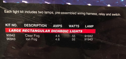 Dick Cepek Racing Series Slimline Clear Driving / Fog Lights Kit Eurotech 4000E - Foto 4 di 6