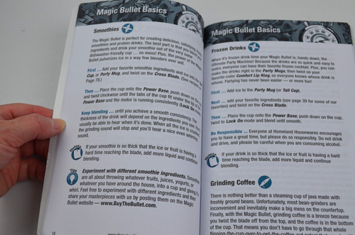 Magic Bullet 10 Second Recipes and Use Guide VGC - Imagen 6 de 10