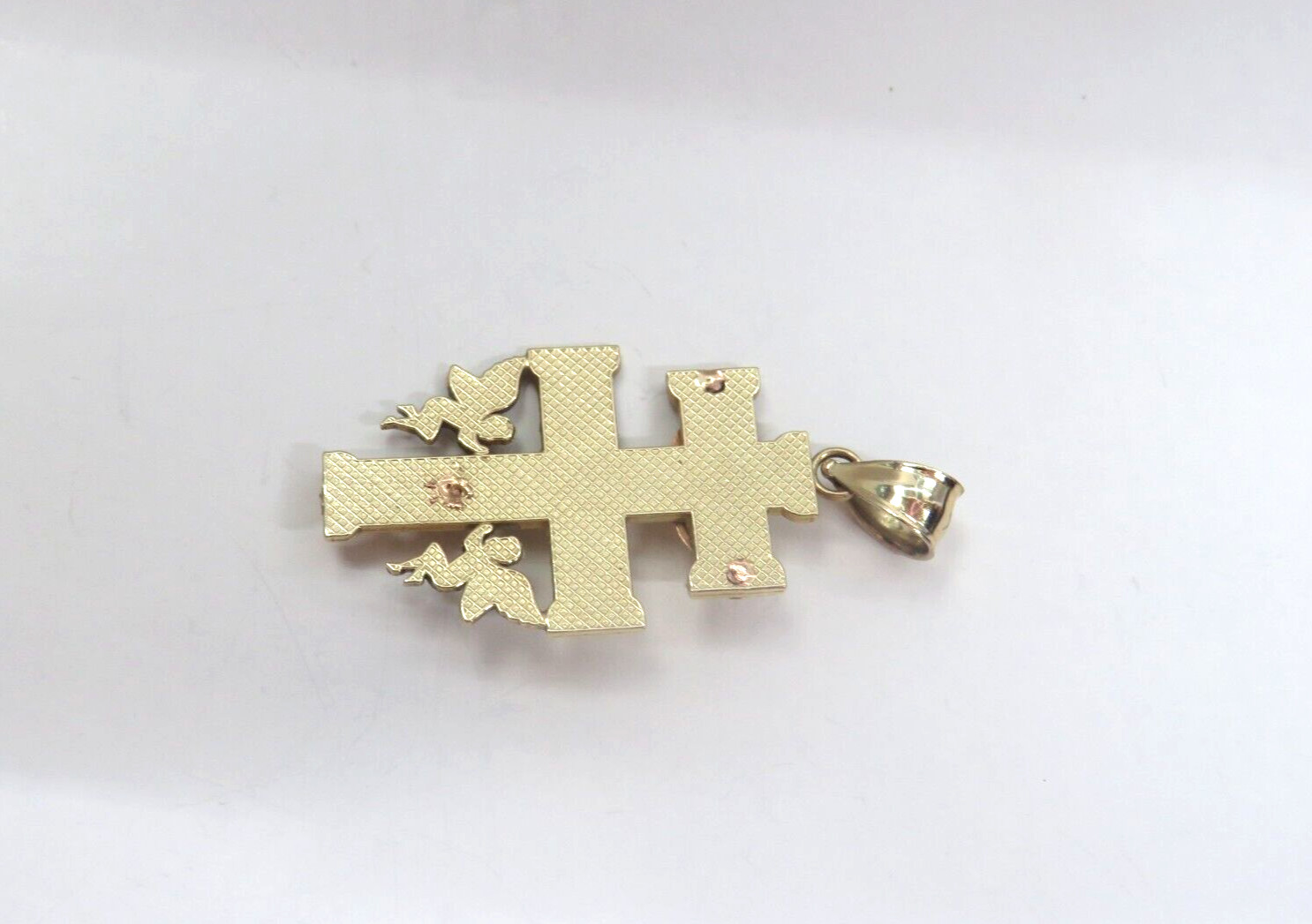 Gorgeous Solid 14K Multi-Color Gold CARAVACA Cros… - image 8