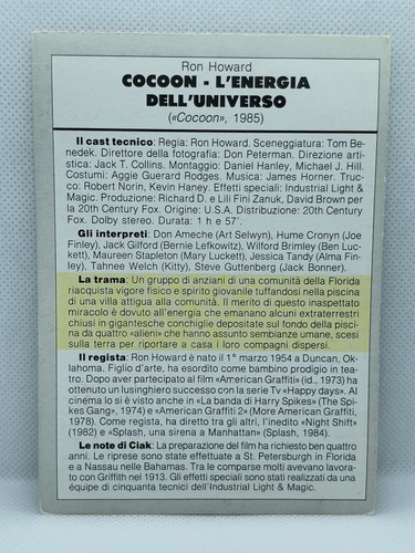 LOCANDINA CARTOLINA DI CIAK RIVISTA DI CINEMA E SPETTACOLO ANNO 1985 - Foto 30 di 156