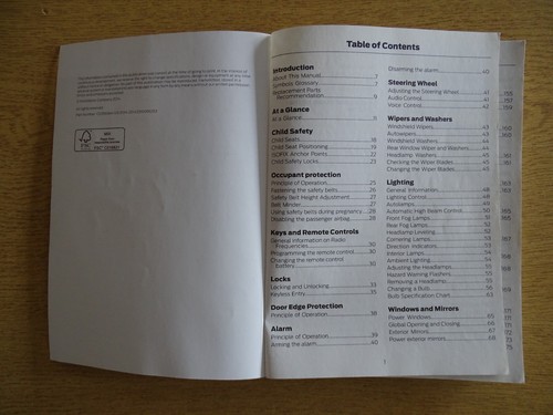 GENUINE FORD FOCUS 2010-2014 HANDBOOK OWNERS MANUAL WALLET PACK F-463 - Picture 2 of 8