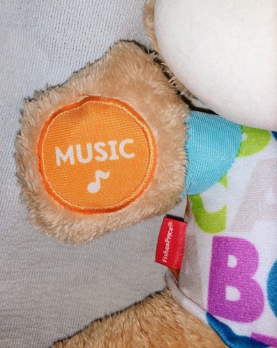 2017 Fisher Price Laugh And Learn Love To Play Puppy Dog Plush Interactive ABC's - Picture 13 of 15