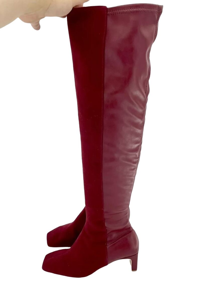 Schutz red best sale boots