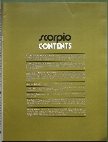 Scorpio No 5 - Sex Information From The 1970s - Picture 2 of 2