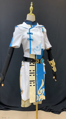 Juego Genshin Impact Chongyun Disfraz de Cosplay Halloween Conjunto Completo Conjunto Carnaval - Vídeo 1 de 1