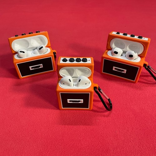 Étui AirPods - Ampli guitare Marshall Fender Orange design - pour Air Pods 1/2 3 Pro - Photo 4 sur 51