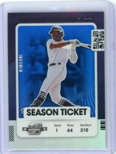 2021 Contenders Optic Kyle Lewis Mariners Season Ticket Silver Prizm #23/99