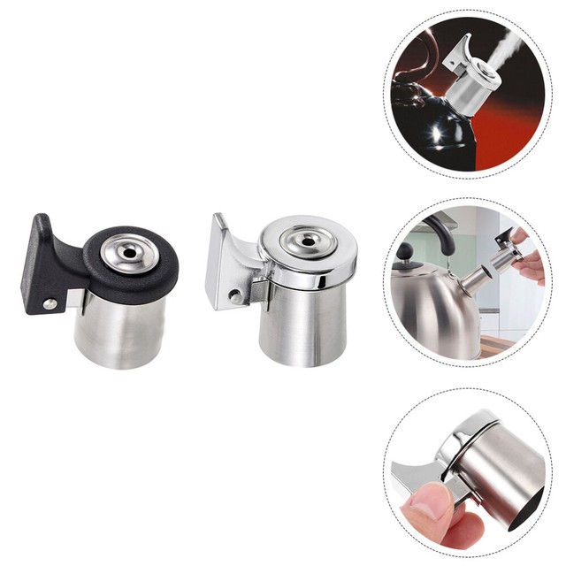 2 Pcs Teapot Whistle Attachment Stainless Steel Tea Pot Stainless Steel Kettle 2 Pcs Teapot Whistle Attachment Stainless Steel Tea Pot Stainless Steel Kettle